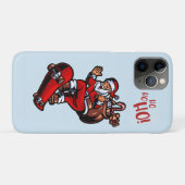 スケートボードSanta iPhoneケース Case-Mate iPhoneケース (裏面(横))