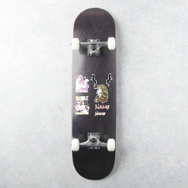 スケートボードUnicornsカスタムカットビニールシール シール