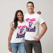 スケートボ実在ーディングガールズスケート Tシャツ (ユニセックス)