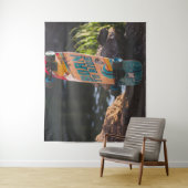 スケートボ生まれードに乗る タペストリー (インサイチュ)