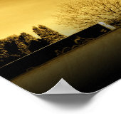 スケートポスタカスタマイズー –  ポスター (角)