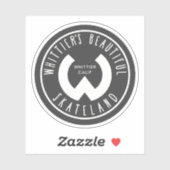 スケートランドウィティエカリフォルニア動揺してヴィンテージ シール (シート)