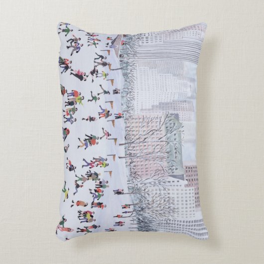 スケートリンクセントラル・パークニューヨーク1994年 アクセントクッション (正面(垂直))