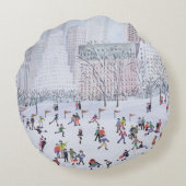 スケートリンクセントラル・パークニューヨーク1994年 ラウンドクッション (裏面)