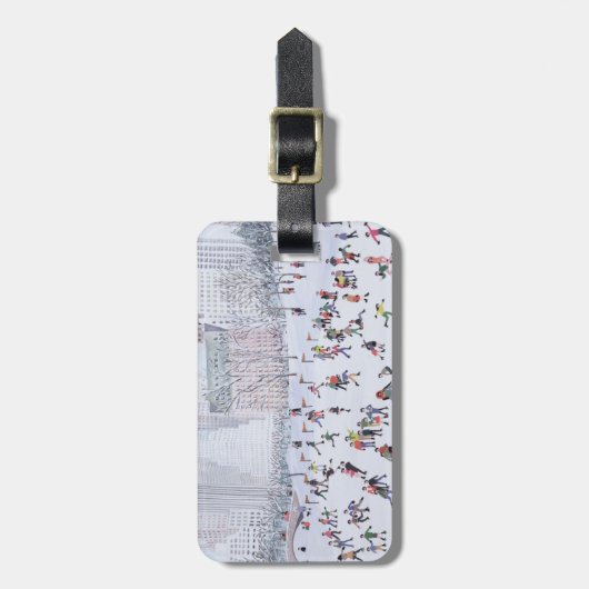 スケートリンクセントラル・パークニューヨーク1994年 ラゲッジタグ (正面縦)