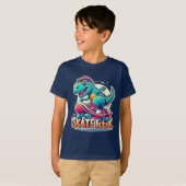 スケートレックスクール – 恐竜Tシャツ Tシャツ (正面フル)