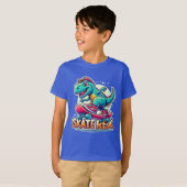 スケートレックスクール – 恐竜Tシャツ Tシャツ (正面フル)