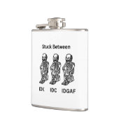 スケートンがAに突き刺さった フラスク (左)