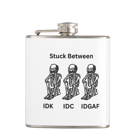 スケートンがAに突き刺さった フラスク (正面)