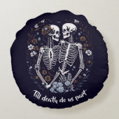 スケートンラバーは死ぬまで我々は別れる ラウンドクッション (裏面)