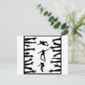 スケート群衆 ポストカード (スタンド正面)