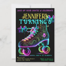 スケート誕生日パーティーの招待