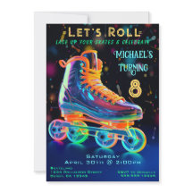 スケート誕生日パーティーの招待