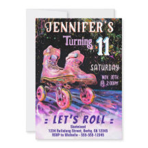 スケート誕生日パーティーの招待