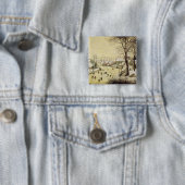 スケート選手との冬の景色 缶バッジ (インサイチュ)