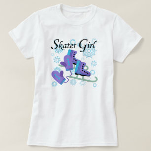 スケート選手の女の子 Tシャツ