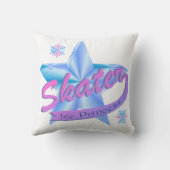 スケート選手の星の氷のプリンセス クッション (裏面)