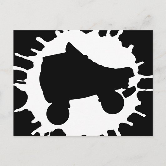 スケート靴 ポストカード (正面)