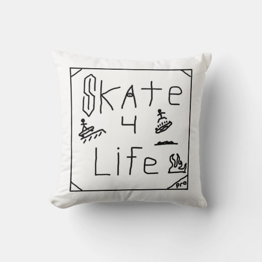 スケート4の生命 クッション (正面)