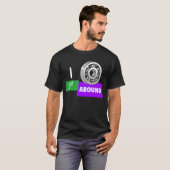 スケート80sのまわりにビブクラシックを取得するころ軸受 tシャツ (正面フル)