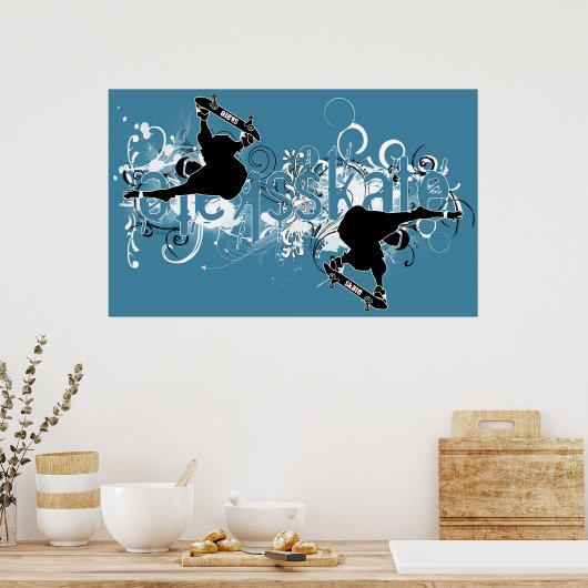 スケート ポスター (キッチン)