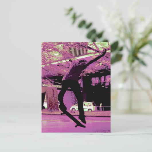 スケート ポストカード (スタンド正面)