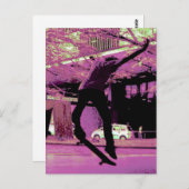 スケート ポストカード (正面/裏面)