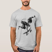 スケートTシャツをスケッチする Tシャツ (正面)