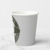 スケーパーソナライズされたター名スカルスケートボードスケート 紙コップ (左)