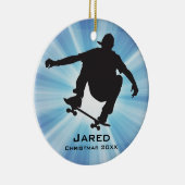 スケーパーソナライズされたトボードオーナメント セラミックオーナメント (右)