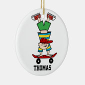 スケーパーソナライズされたトボードオーナメント セラミックオーナメント (右)