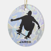 スケーパーソナライズされたトボードオーナメント セラミックオーナメント (左)