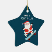 スケーパーソナライズされたトボード セラミックオーナメント (右)