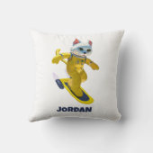 スケーパーソナライズされた飛んでいるボード磁石 クッション (裏面)