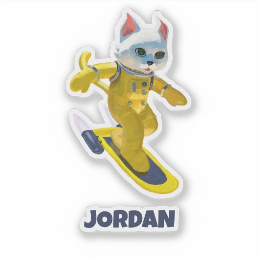 スケーパーソナライズされた飛んでいるボード シール (正面)