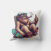 スケーリラックスボードでパーティーを楽しむ生物 クッション (裏面)