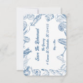 スケールとシェル - リハーサルを保存 サンキューカード (正面)