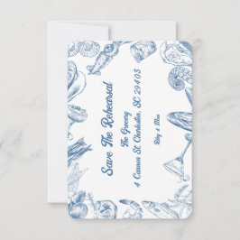 スケールとシェル - リハーサルを保存 サンキューカード