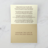 スケールに刻まれた永遠：ヒゲワームの追悼カード カード (内部)