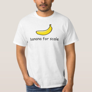 スケールのためのバナナ Tシャツ