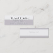 スケールシンプルな抽象芸術アートパーソナルトレーニング スキニー名刺 (正面/裏面)