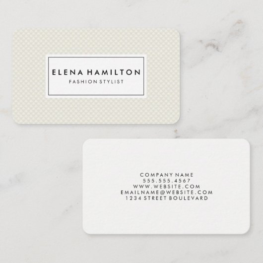 スケールパターン 名刺 (正面/裏面)