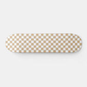 スケー市松模様にトボードPattern-black and white スケートボード (横)