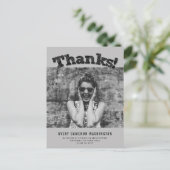 スケ感謝していッチ写真モダン卒業 ポストカード (スタンド正面)