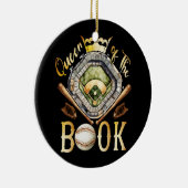 スコアキーパー野球チームスクアブッククイーン・オブ・ザ・B セラミックオーナメント (右)