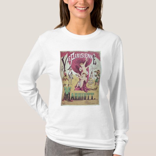 スコアシートののカバーは「La Parisienneを竸います Tシャツ (正面)