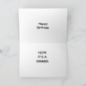 「スコア」 – お客様の日(誕生日) カード (内部)