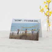 「スコア」 – お客様の日(誕生日) カード (黄色い花)