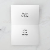 「スコア」 – お客様の***誕生日**** カード (内部)