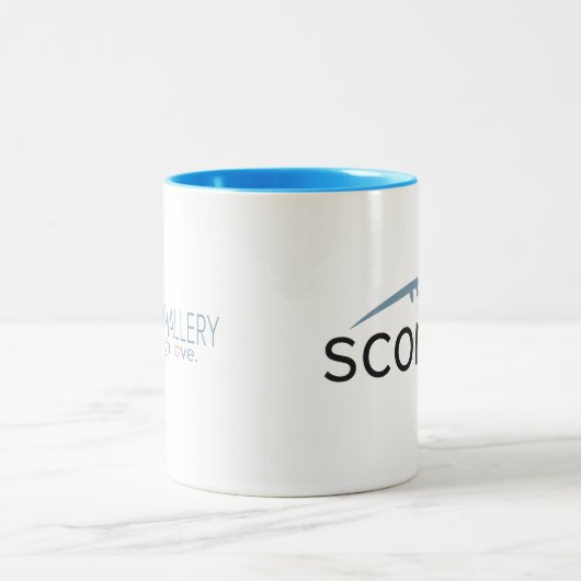 スコアPRのマグ愚か者の金ゴールド、カリフォルニア ツートーンマグカップ (中央)